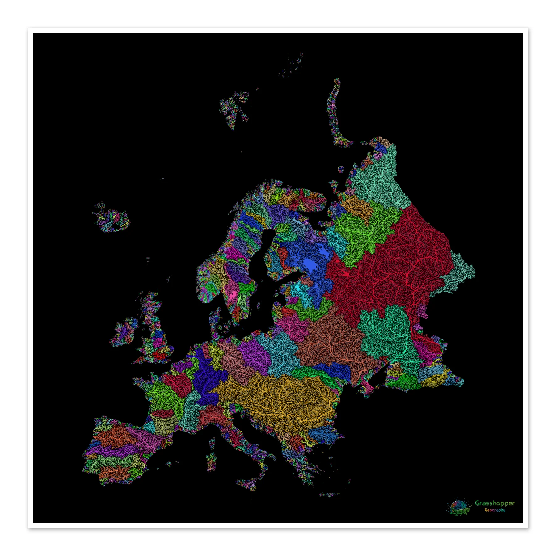 Topographical Mapping of Europe